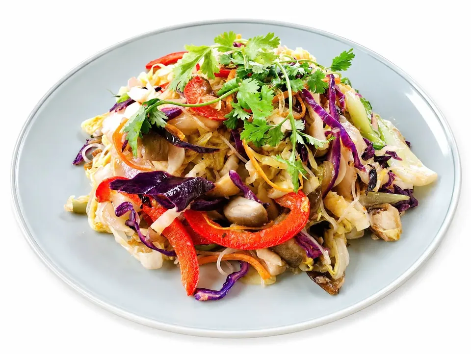 Noodles with vegetables