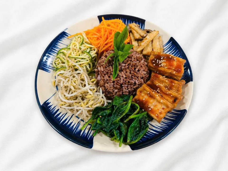 Vegan bibimbap